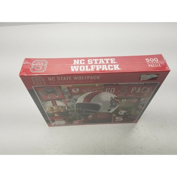 NC State Wolfpack 500 Piece Puzzle 24"x18" Go Pack Stadium Helmet Football A - Picture 7 of 9